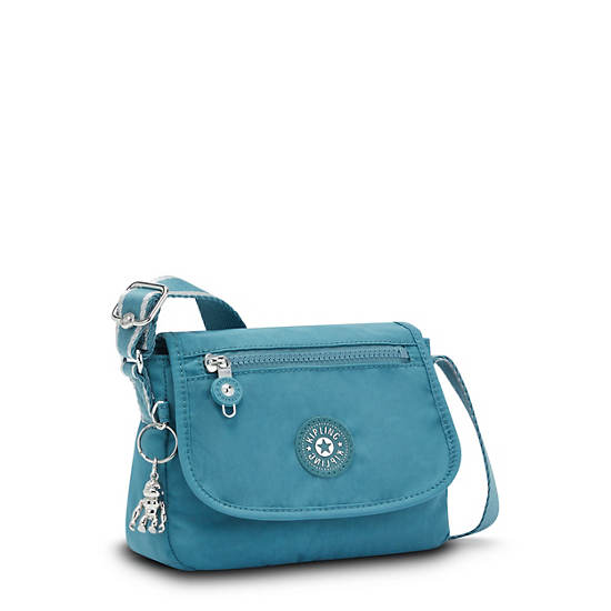 Torby Mini Kipling Sabian Crossbody Turkusowe | PL 1873VR